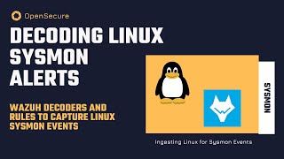 Decoding Linux For Sysmon  Learn How To Ingest Sysmon For Linux Alerts into Wazuh [upl. by Jacinda241]