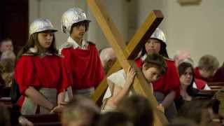 Stations of the Cross at Assumption Catholic School in Bellingham [upl. by Drofla]