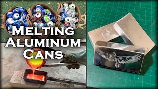 How to Melt Aluminum Cans at Home [upl. by Cutty]