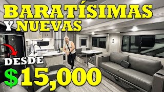 Las RV y AUTO CARAVANAS más BARATAS y ECONÓMICAS del 2024 en USA tours [upl. by Surad]