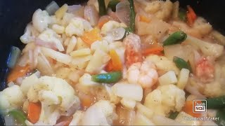 Shrimp Chinese Vegetables।।শীতের সবজি দিয়ে রেস্টুরেন্টের সেট মেনুর স্পেশাল ভেজিটেবল।। [upl. by Larimore]