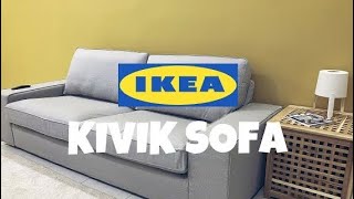 KIVIK Sofa Unboxing amp Assembling  IKEA How To [upl. by Trstram]