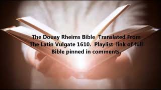 The Douay Rheims Bible JOSUE [upl. by Inglis]