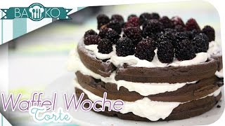 Waffel Woche 3 Torte  BaKO [upl. by Eirene826]