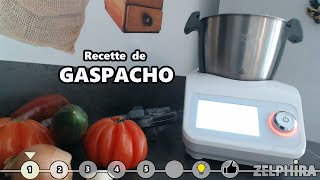 Recette Gaspacho au Compact Cook Platinum [upl. by Douty]