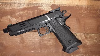 baba yaga 1911 co2 pistol 45mm honest review part 2 shooting and accuracy test [upl. by Carn]