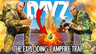 We put GRENADES in CAMPFIRES to BLOW UP survivors DayZ [upl. by Terena]