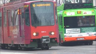 Stadtbahn Hannover  Tram Hanover Hauptbahnhof  Central Station Hannover [upl. by Mafala]