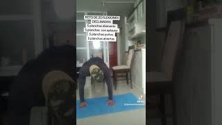 RETO DE 25 FLEXIONES DECLINADAS [upl. by Nylirek]