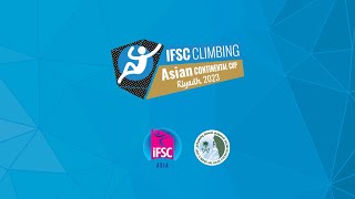 IFSC Asian Cup Riyadh 2023  Men Boulder Final [upl. by Ottinger]