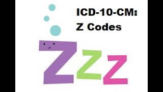 ICD10CM Coding Z Codes [upl. by Arul]