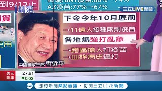 莫德納疫苗有異物日本緊急收回quot160萬劑quot 習近平祭quot強硬措施quot10月底前11億人口都得完整接種兩劑 各地爆出quot強打亂象quot│主播 苑曉琬│【國際大現場】20210826│三立新聞台 [upl. by Anauj]