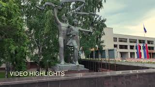 Ulyanovsk City Russia 4K walking tour  0529 PM June 20 2024  4k 60fps [upl. by Aerdnael566]