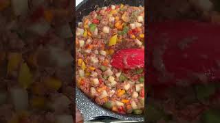 Making of Meat Pie Filling with Corned Beef food foodies ghanaiandishes shortsfeed explore fyp [upl. by Ilehs415]