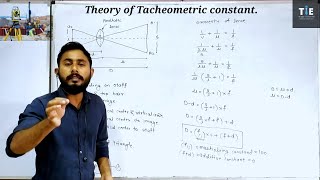 Tacheometric surveying  find tacheometric constant amp numerical  TIE academy l Prof Ganesh Mahalle [upl. by Leopold]