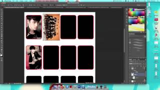 How to make photocards with Photoshop [upl. by Benilda279]