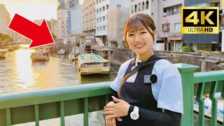 A cute Japanese girl Minamichan guided me around Asakusabashi by rickshaw😊  Rickshaw in Tokyo [upl. by Peednama]