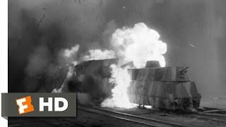 The Train 210 Movie CLIP  Allied Bombing Raid 1964 HD [upl. by Barris]