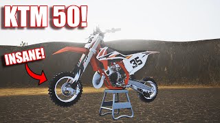 THE ONLY KTM 50 IN MX BIKES HISTORY IS HERE [upl. by Assiral61]