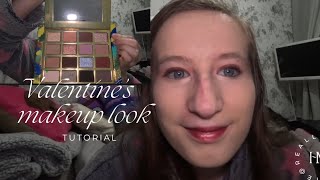 Valentines makeup look 💄💋 [upl. by Norga783]