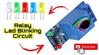 LED Flasher Circuit  flashing lights youtube Cr7tech [upl. by Ivad]