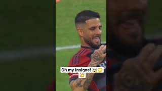 Lorenzo Insigne with TOO much space shorts 💥😳🤯🔥 mls soccer football [upl. by Annawyt]