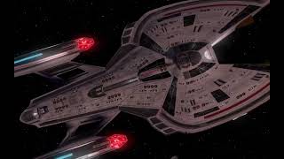 USS Mantis vs Romulan Dderidex Warbird and Abavenis Battleship  STBC [upl. by Aniahs335]