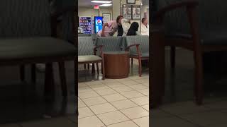 Karen in ER waiting room gets shut down by security guard [upl. by Hambley]