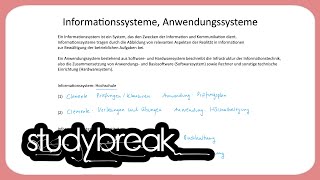 Informationssysteme Anwendungssysteme  Enterprise Transformation [upl. by Rese]