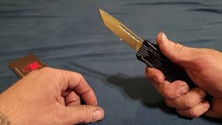 CobraTec OTF Automatic Knife Review My New EDC Knife [upl. by Screens]