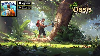 Oasis Survival  Gameplay Android amp iOS [upl. by Eseuqram]