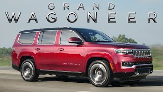 RIP ESCALADE 2022 Jeep Grand Wagoneer Review [upl. by Nyliram]