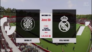 PS4 EA FC 24 Girona Vs Real Madrid [upl. by Eimmak]