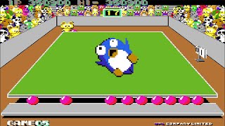 Penguin Wars 1 clear ARCADE 408900 ぺんぎんくんWARS [upl. by Aihsekal561]