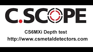 CScope CS6MXi 11x14quot 2D search head depth test [upl. by Allehs]