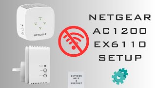 Netgear AC1200 EX6110 Extender Setup  Netgear WiFi Repeater Setup [upl. by Hewie]