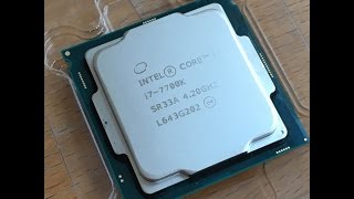 Kaby Lake 7700k delid  Delidding and applying liquid metal instead Intel TIM [upl. by Wadesworth777]