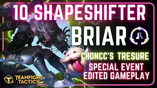 10 Shapeshifter TFT Briar feed from round 1  good music [upl. by Hilel269]