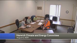 Harwich Energy and Climate Action Committee Meeting August 6 2024 [upl. by Evette]