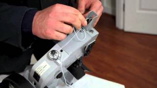 How to thread a Newlong NP7A bag closing machine [upl. by Blythe]