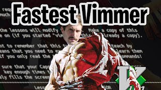 VimTutor World Record Speed Run 100 No Glitch [upl. by Kcirederf]