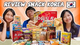 ENAK BANGET NYOBAIN MACAMMACAM SNACK KOREA  REVIEW SNACK KOREA  VLOG KOREA [upl. by Nairret]