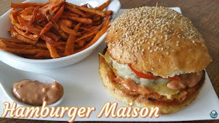 Recette HAMBURGER maison 😋🍔🍟 [upl. by Anitnahs361]