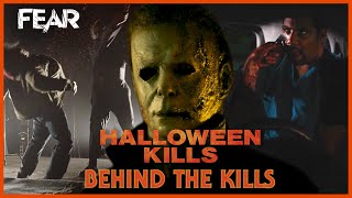 Behind The Kills Of Halloween Kills 2021  Behind The Screams  Fear [upl. by Yesllek653]