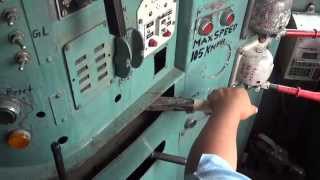 IRFCA Loco Pilot applying Brakes WDM3A Diesel locomotive engine [upl. by Luna25]