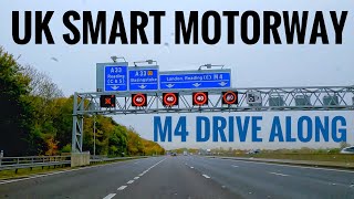 UK Smart Motorway Experience  M4 Drive to Heathrow Airport [upl. by Pate]