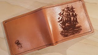 Making Laser Engraved Leather Wallets [upl. by Leandro]