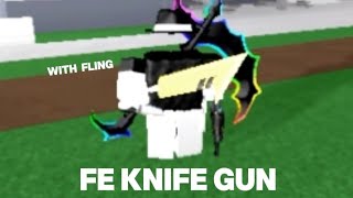 FluxusHydrogenAXDelta Mobile Script FE KNIFE GUN wfling [upl. by Aynwat]