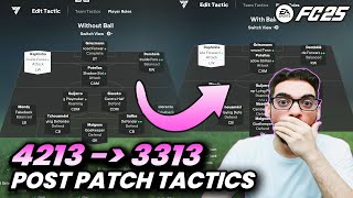 POST PATCH 4213 TO 3313 META FORMATION AND CUSTOM TACTICS  FC 25 ULTIMATE TEAM [upl. by Nalid]