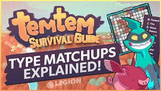 Type Matchups Explained  Temtem Survival Guide [upl. by Oelc85]